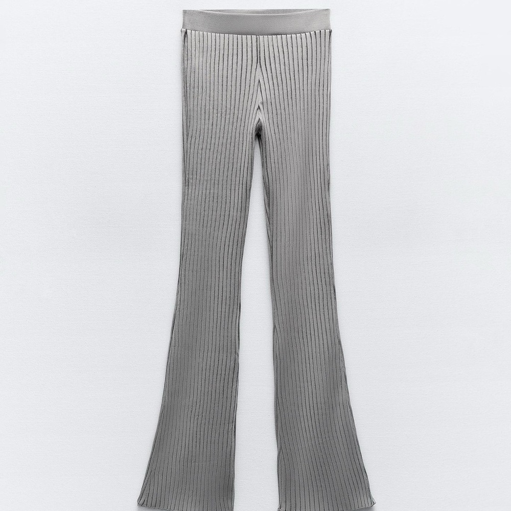 Zara Flared Rib Pants - Picture 2 of 3
